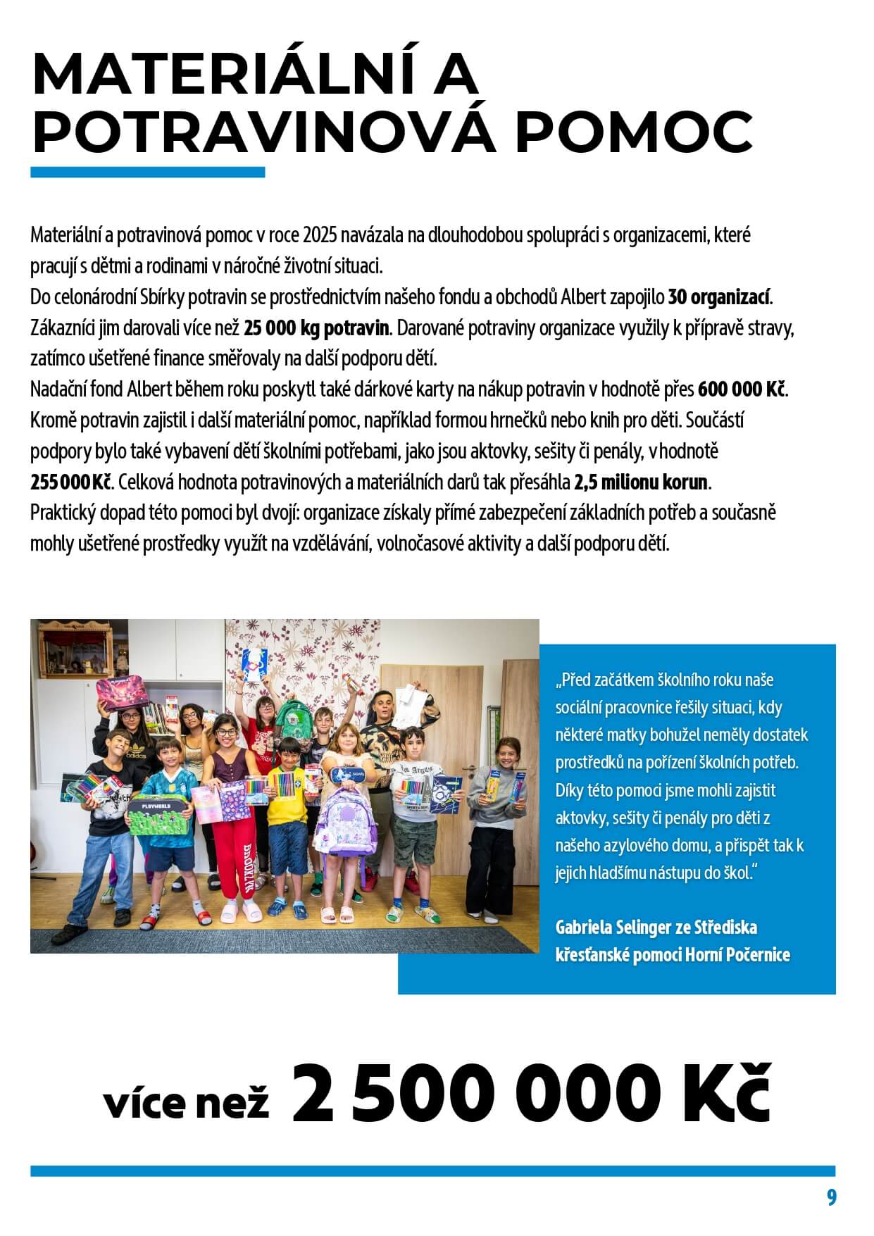 Výroční zpráva 2025 – strana 11