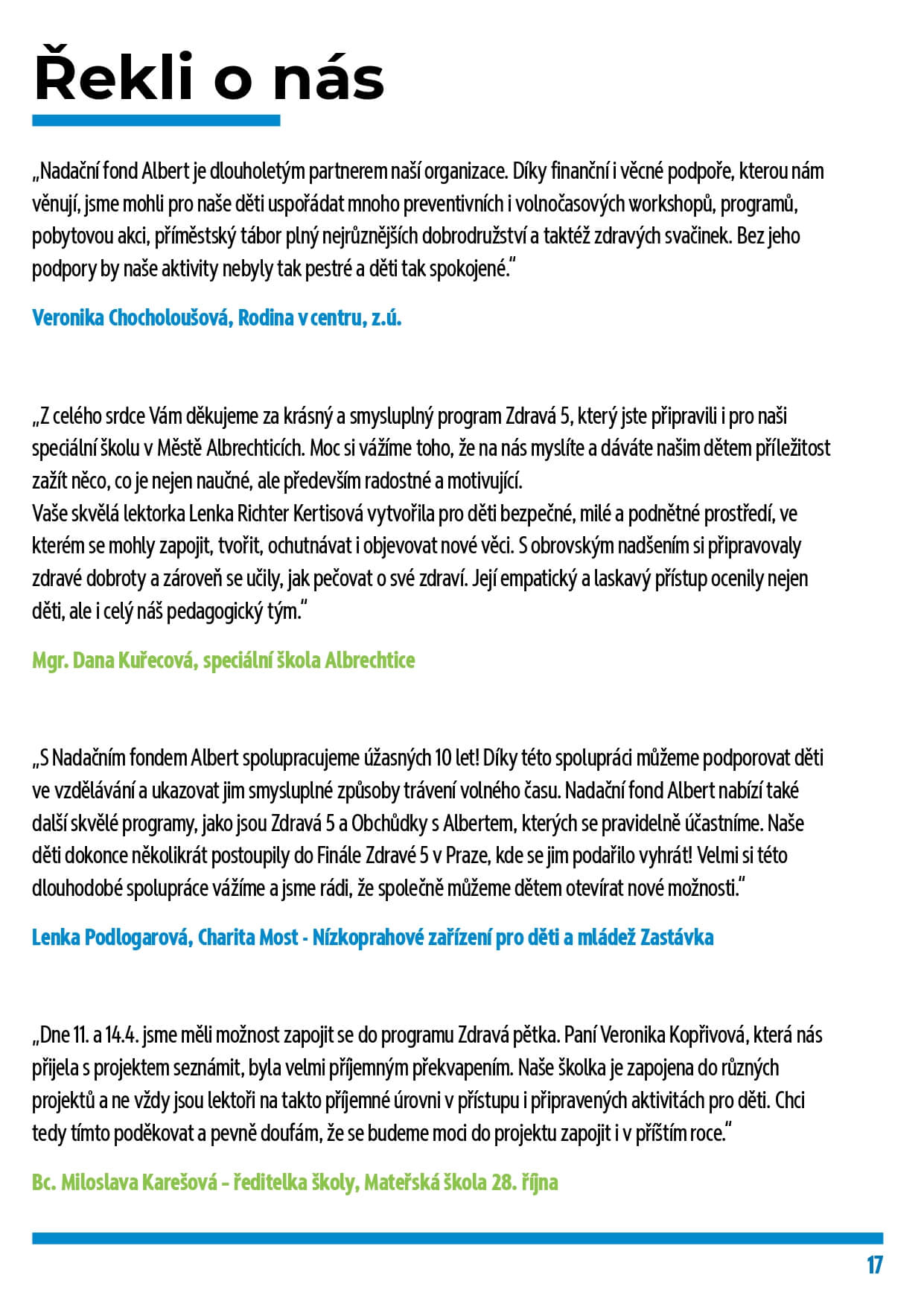 Výroční zpráva 2025 – strana 19