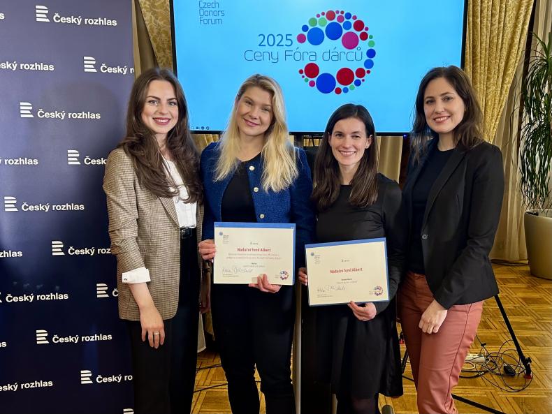 Nadační fond Albert získal dvě ocenění od Fóra dárců