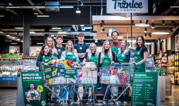 Sbírka potravin proběhne i ve 173 prodejnách Albert po celé republice